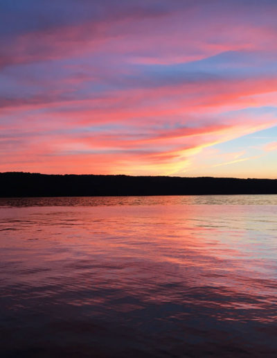 Sunset| Falling Waters Boat Tours | Watkins Glen, NY