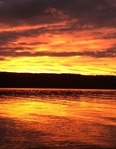 Sunset | Falling Waters Boat Tours | Watkins Glen, NY